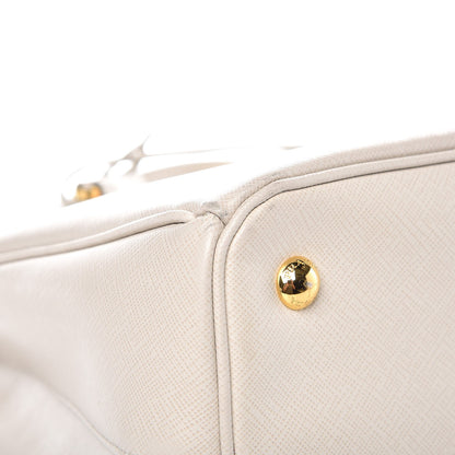 Prada Saffiano Lux Medium Tote Talco 11 of 14