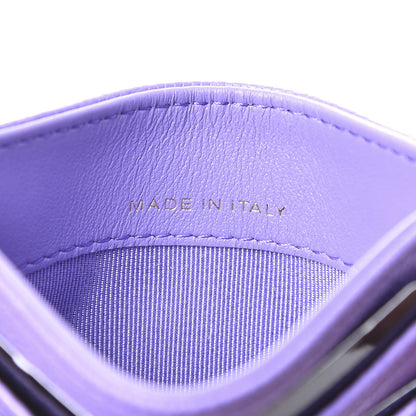 Chanel Caviar Quilted Card Holder Purple 6 of 7