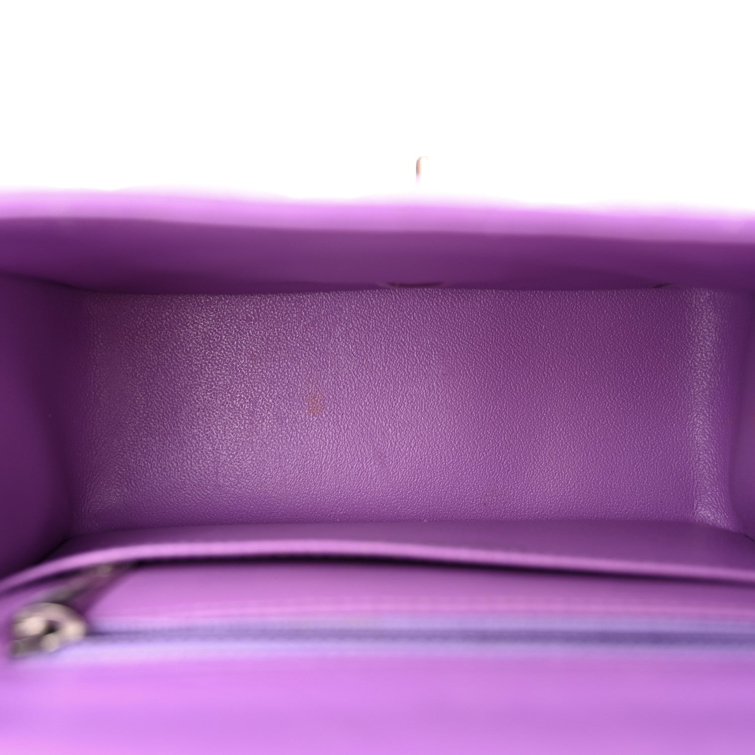 Chanel Lambskin Quilted Mini Square Flap Purple 5 of 10