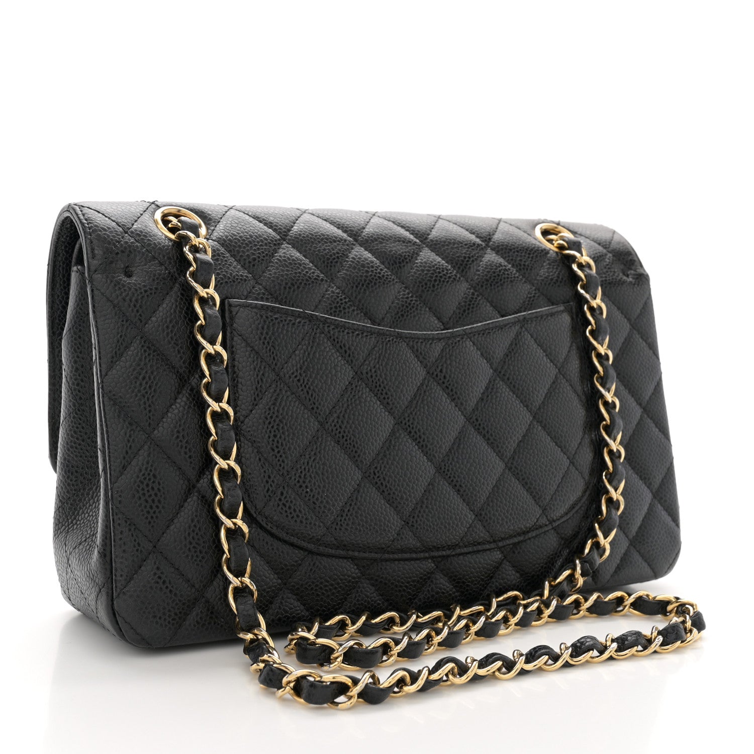 Chanel Caviar Quilted Medium Double Flap Black 3 of 12