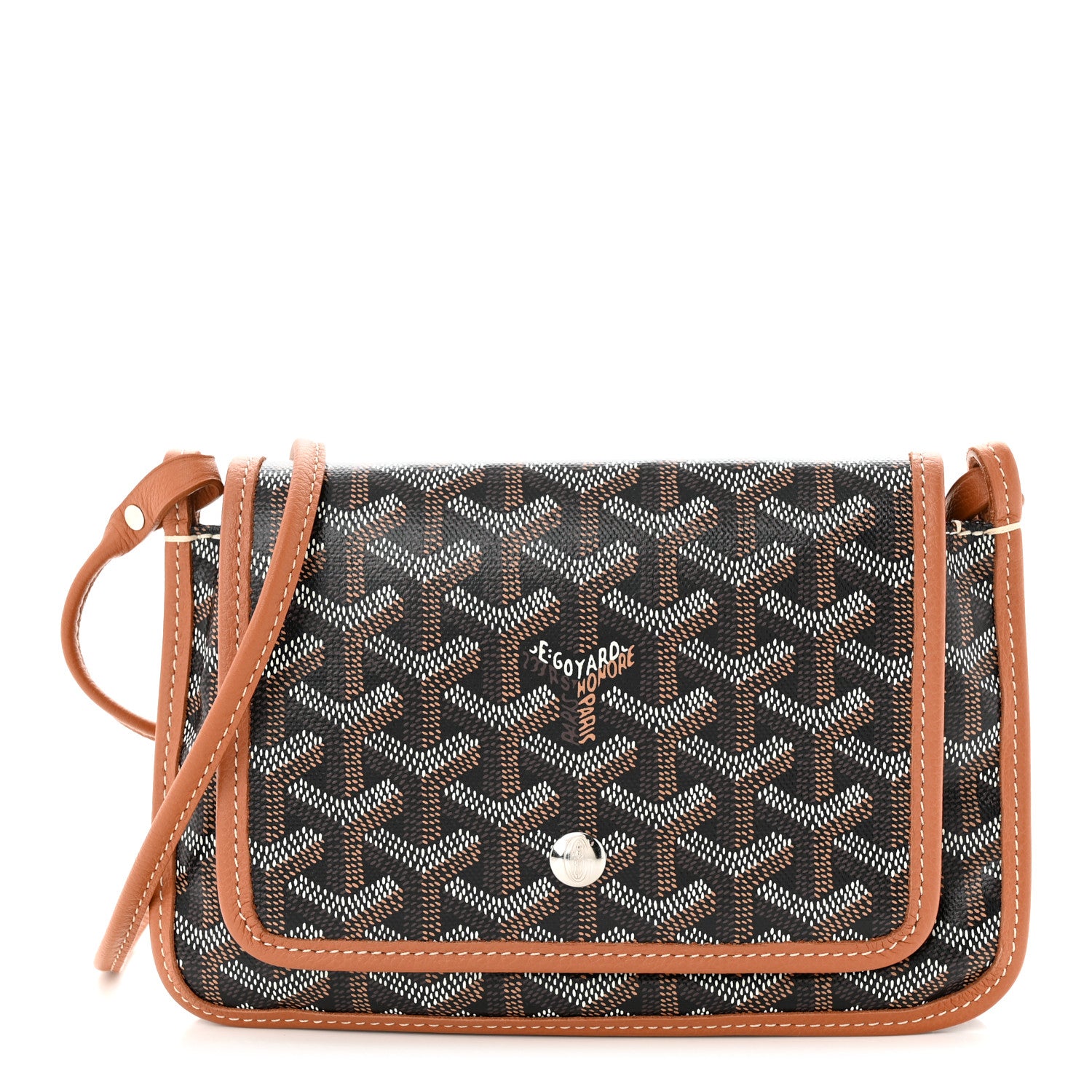 Goyard Goyardine Plumet Wallet Clutch Black Gold 1 of 10
