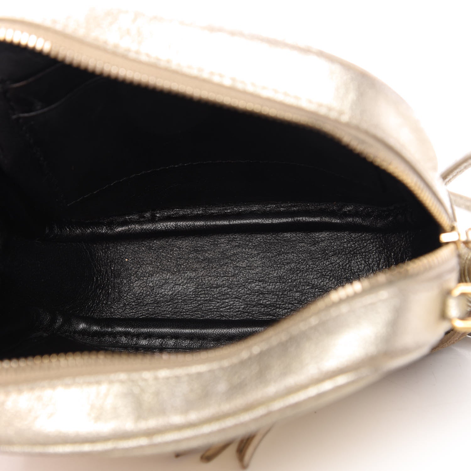 Saint Laurent Metallic Calfskin Monogram Blogger Bag Gold 5 of 10