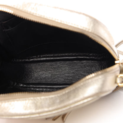Saint Laurent Metallic Calfskin Monogram Blogger Bag Gold 5 of 10