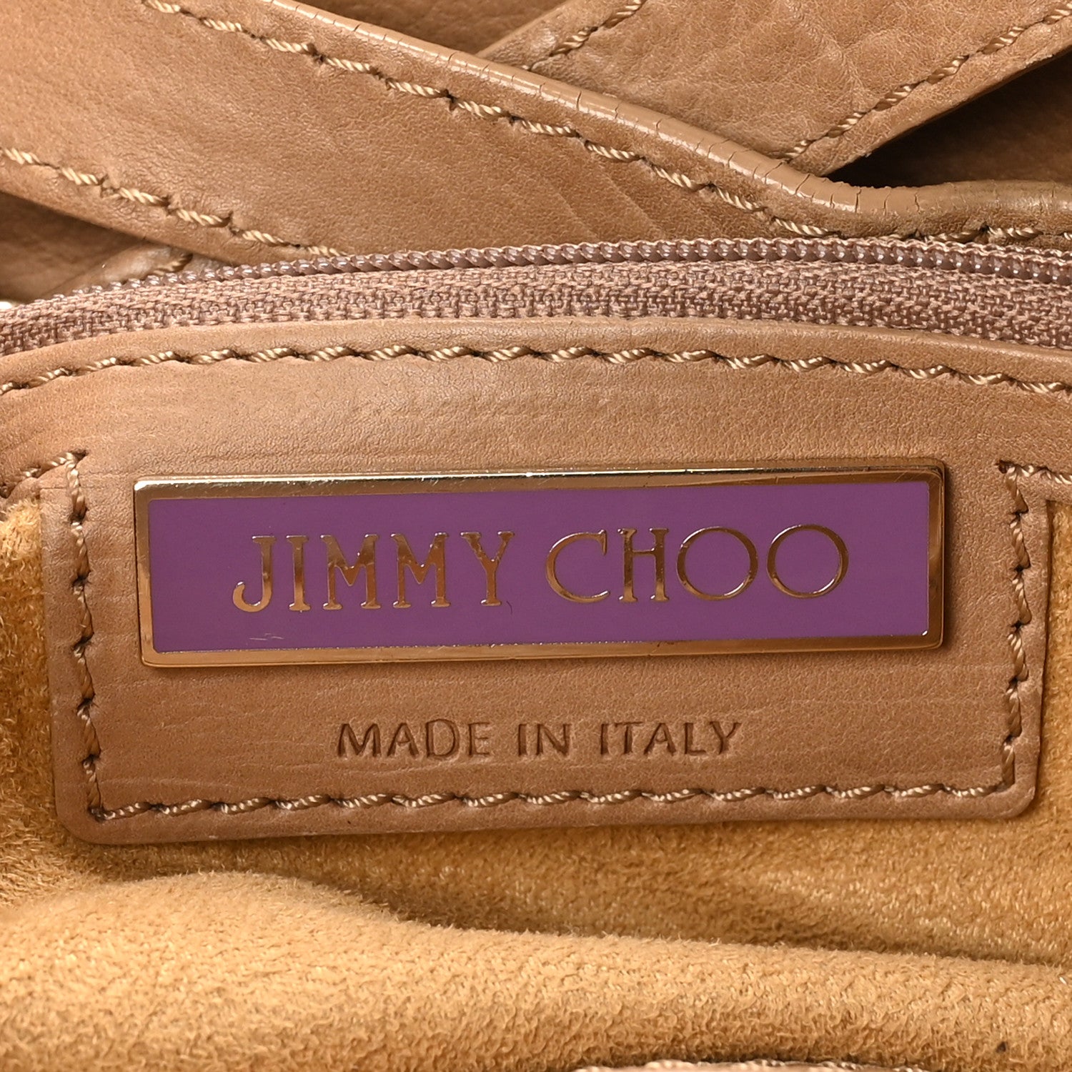 Jimmy Choo Calfskin Ramona Nude 1820603 – FASHIONPHILE