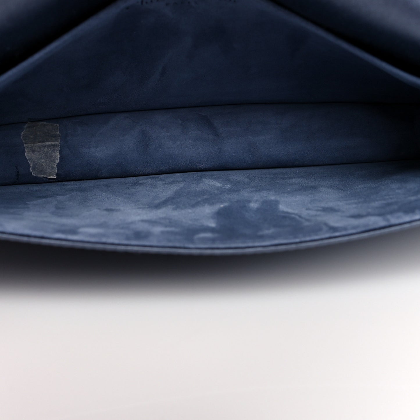 Satin Cannage Lady Dior Clutch Blue