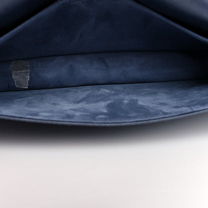 Christian Dior Satin Cannage Lady Dior Clutch Blue 6 of 12