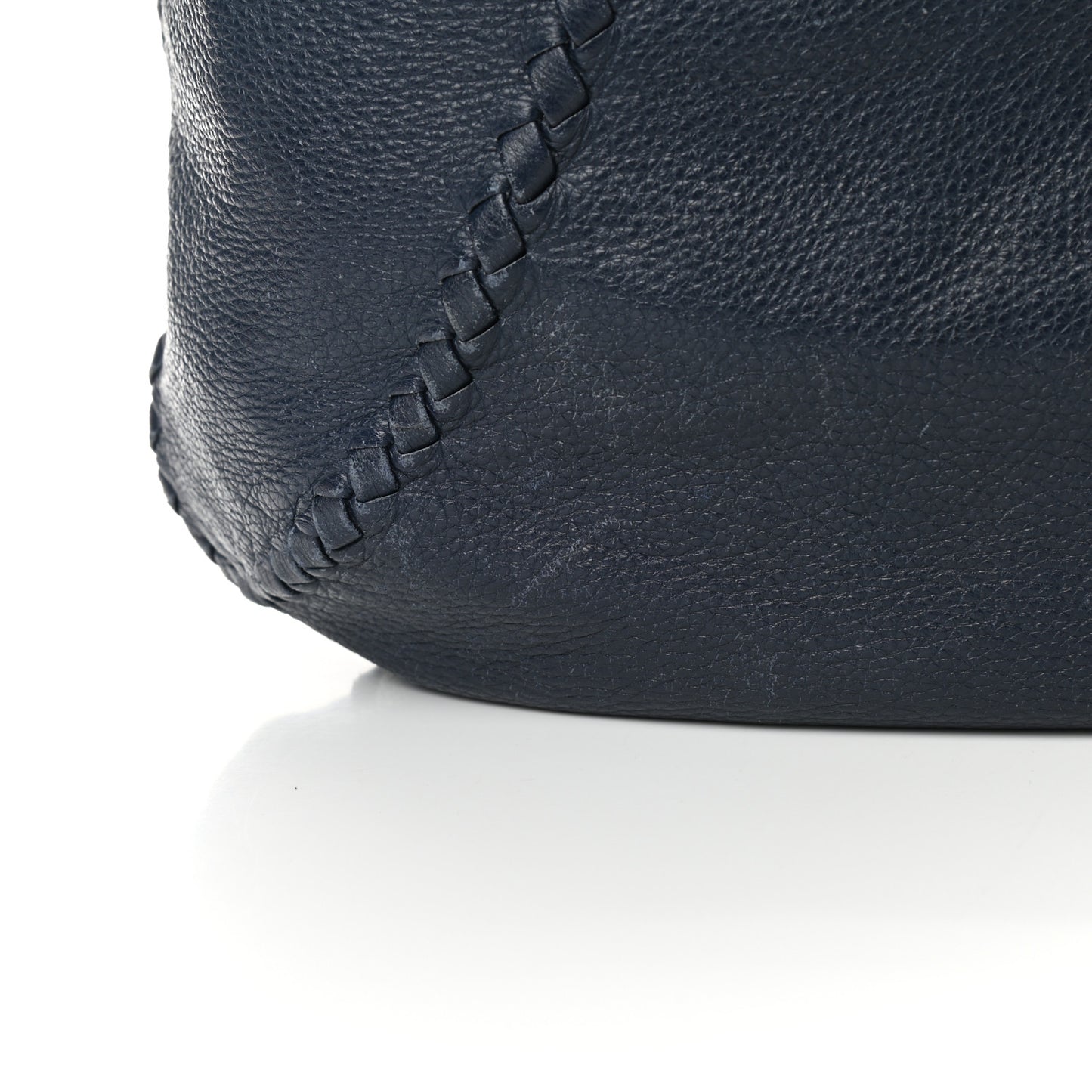 Cervo Deerskin Large Hobo China Blue
