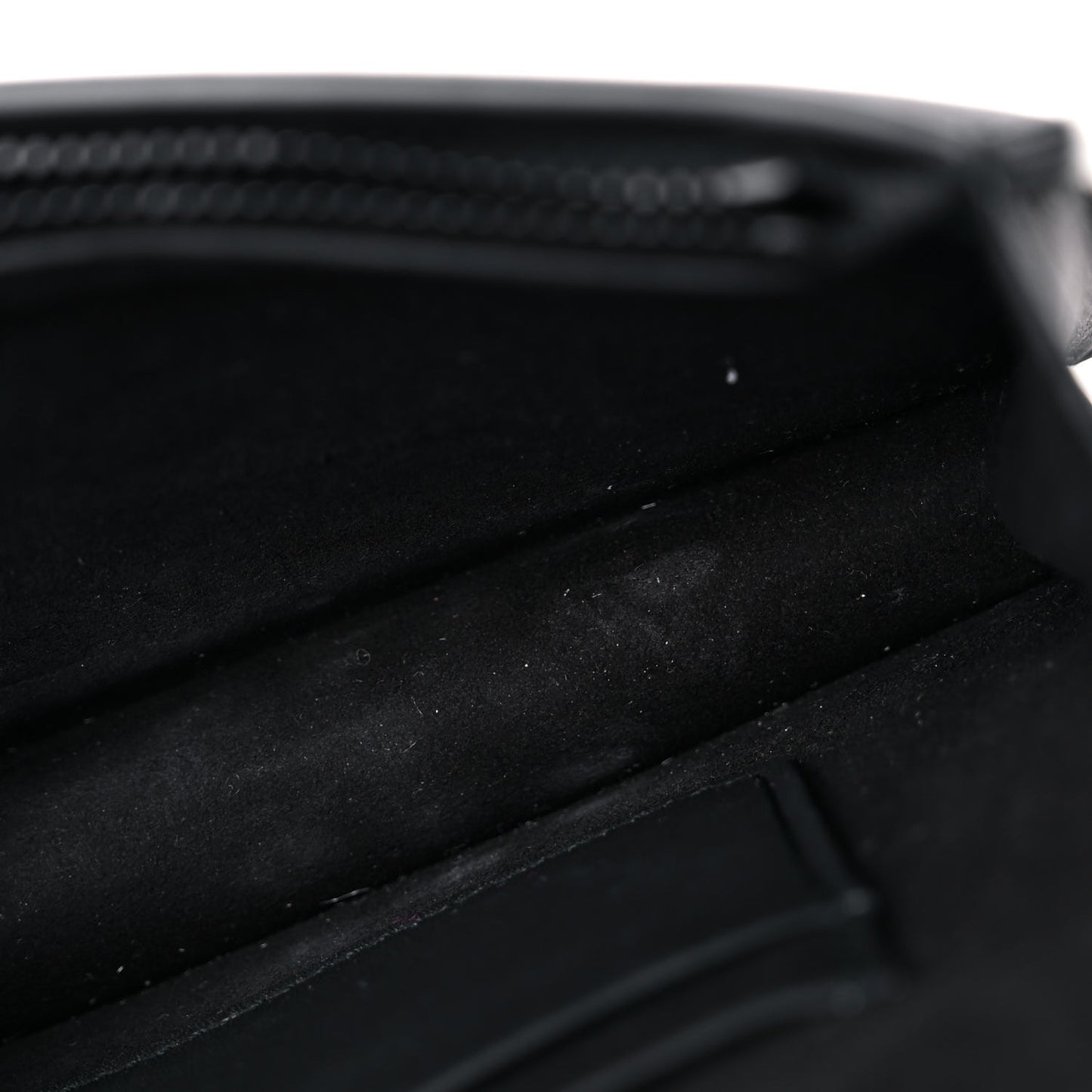 Ultra Matte Calfskin Saddle Belt Bag Black
