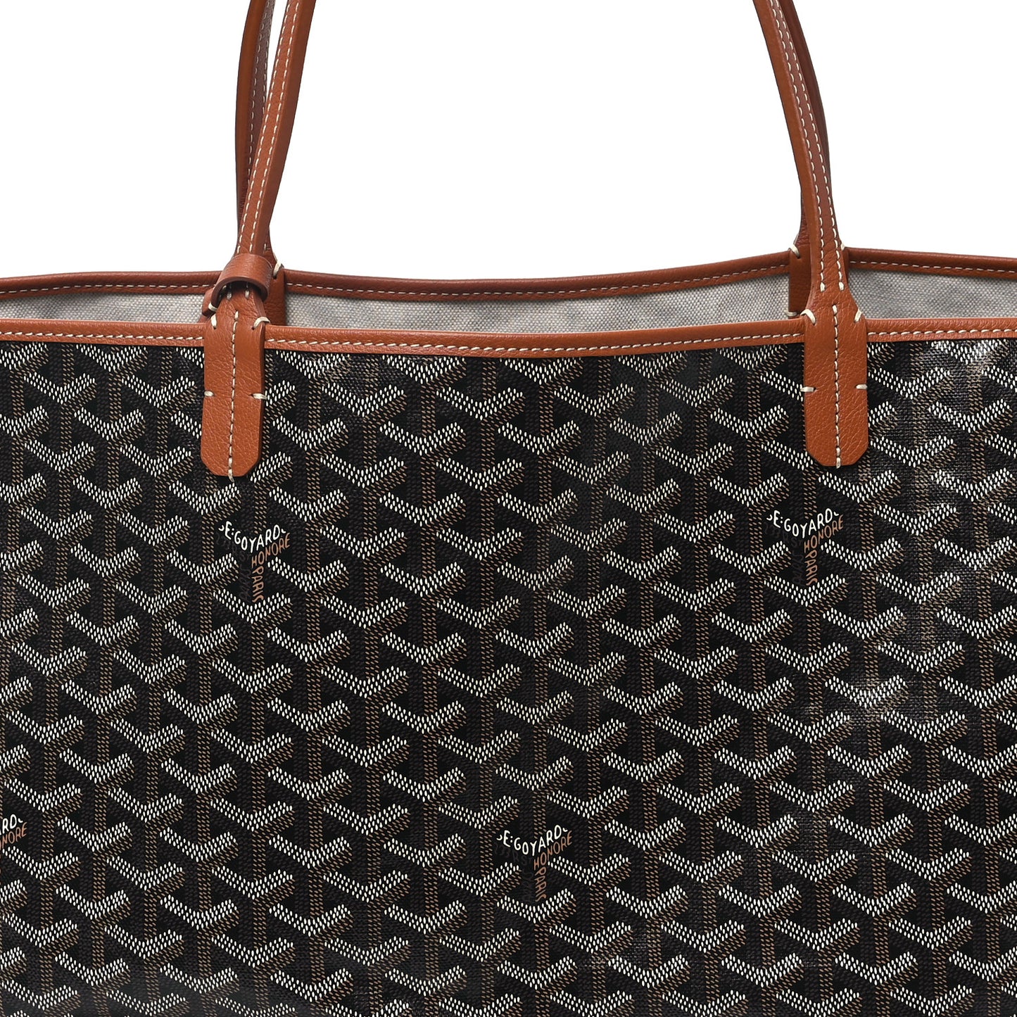 Goyardine Saint Louis GM Black Gold