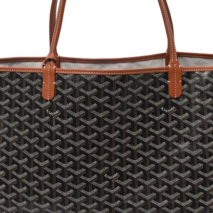 Goyard Goyardine Saint Louis GM Black Gold 8 of 10