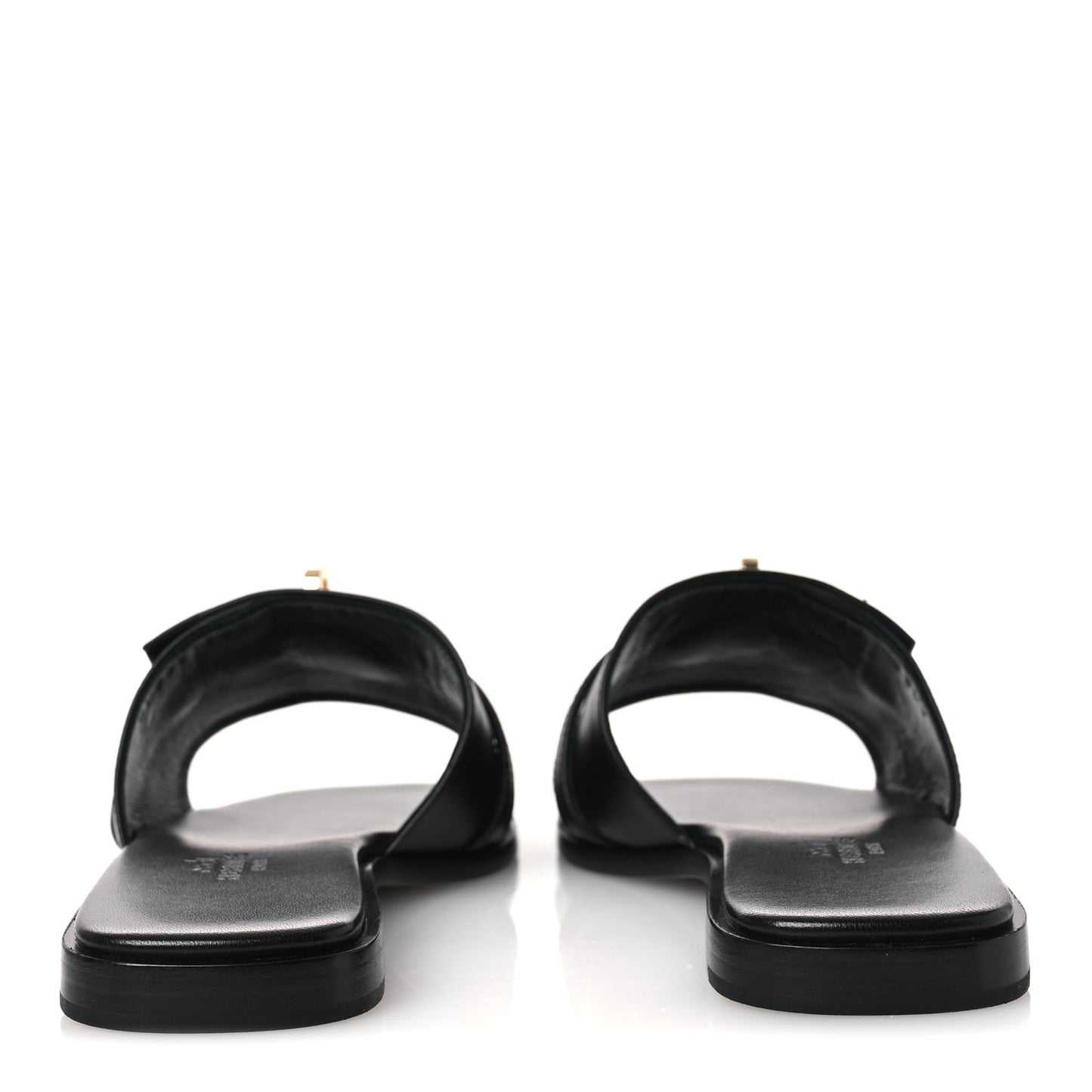 Calfskin Giulia Sandals 36 Black