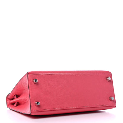 Hermes Chevre Kelly Sellier 25 Rose Lipstick 3 of 8
