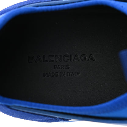 Balenciaga Mesh Calfskin Neoprene Suede Mens Race Runner Sneakers 43 Bleu 7 of 7