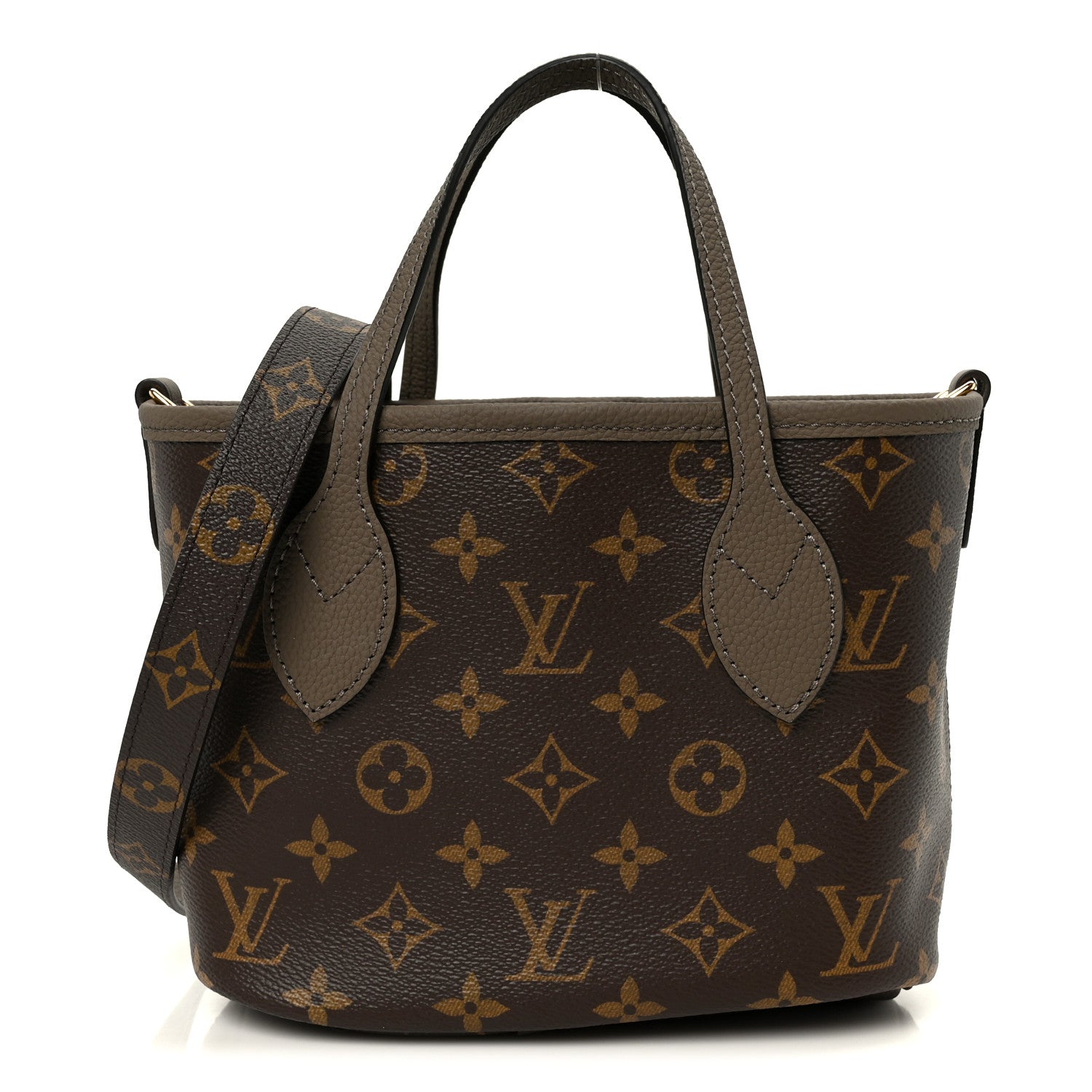 Louis Vuitton Monogram Neverfull Inside Out Bandouliere BB Dark Fango 1 of 19