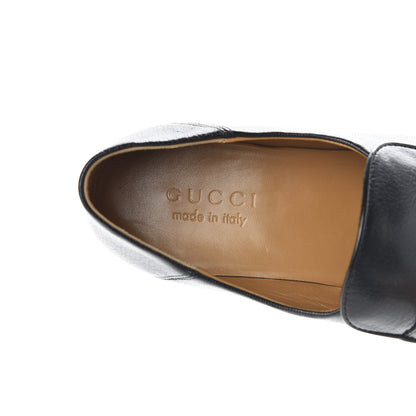 Gucci Goatskin Mens Horsebit Loafers 7 Black 7 of 10