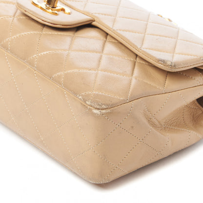 Chanel Lambskin Quilted Small Double Flap Beige 4 of 12