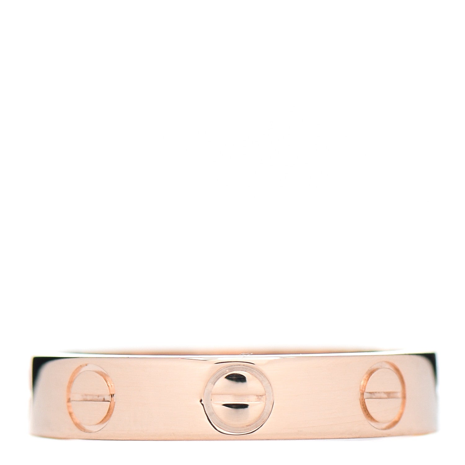 Cartier 18K Pink Gold 3.5mm LOVE Wedding Band Ring 48 4.5 1 of 4