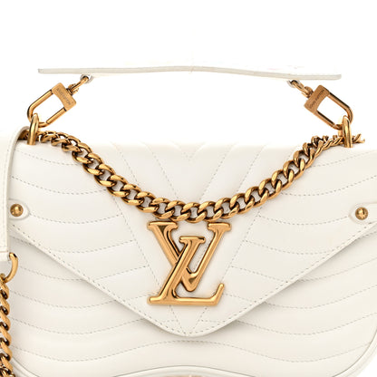 Louis Vuitton Calfskin New Wave Chain PM White 7 of 13