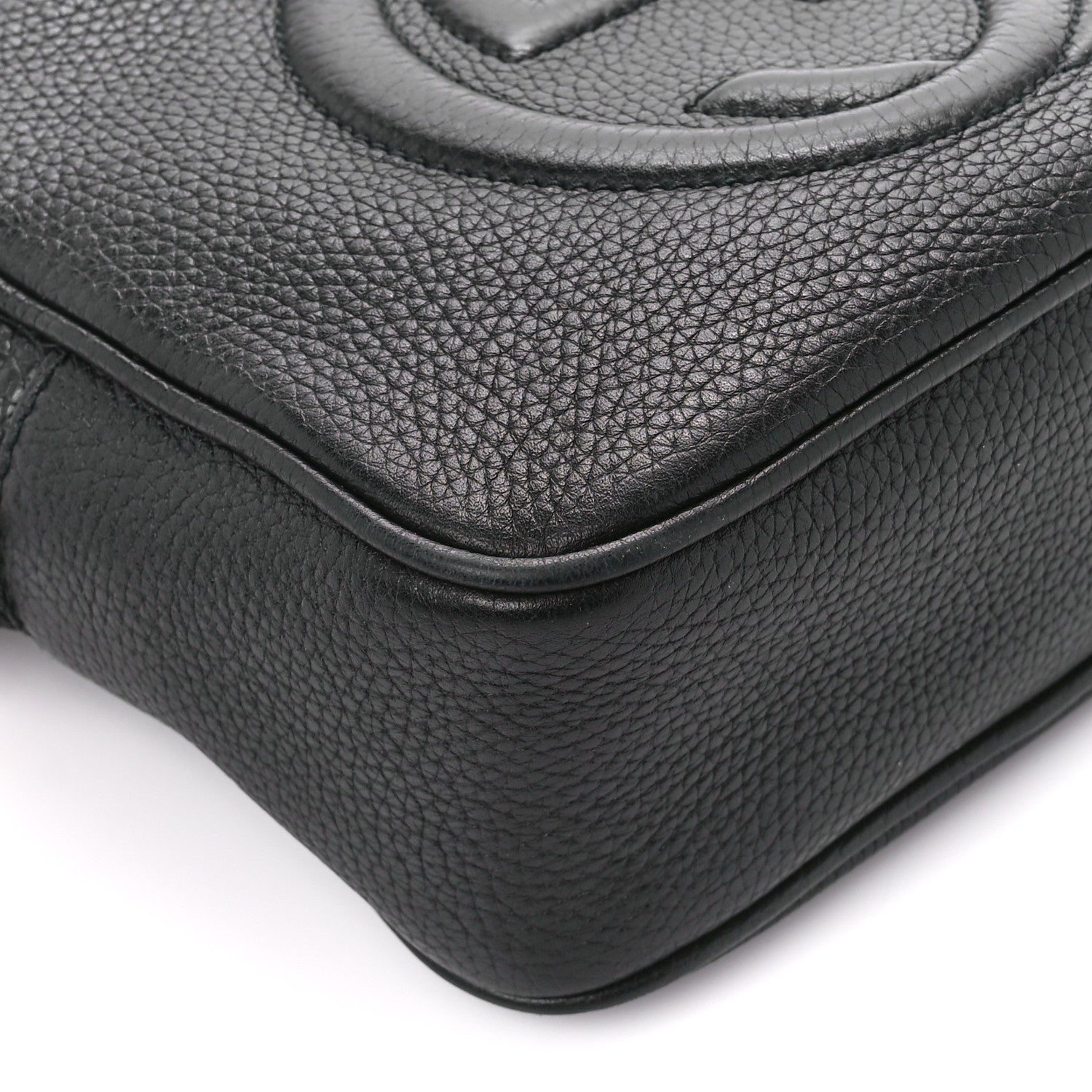 Gucci Pebbled Calfskin Small Soho Disco Bag Black 10 of 12
