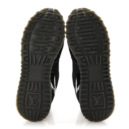 Louis Vuitton Suede Monogram Run Away Sneakers 36 Black 6 of 9