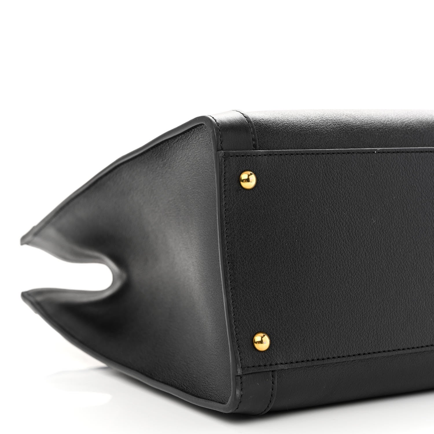Gucci Wonka Grain Calfskin Medium Diana Tote Bag Black 9 of 14