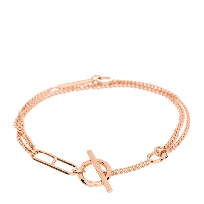 Hermes 18K Rose Gold Echappee Bracelet ST 2 of 4