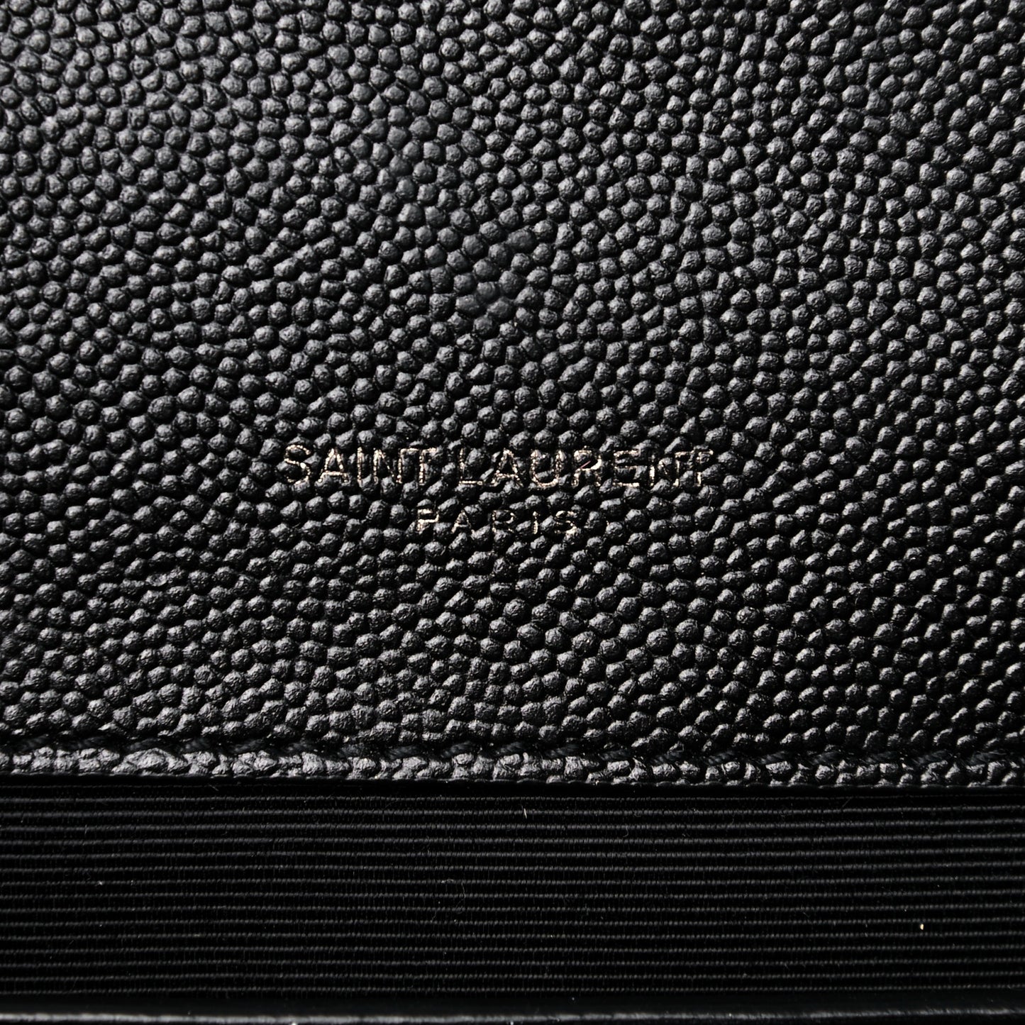 Grain De Poudre Textured Mixed Matelasse Triquilt Medium Monogram Satchel Black