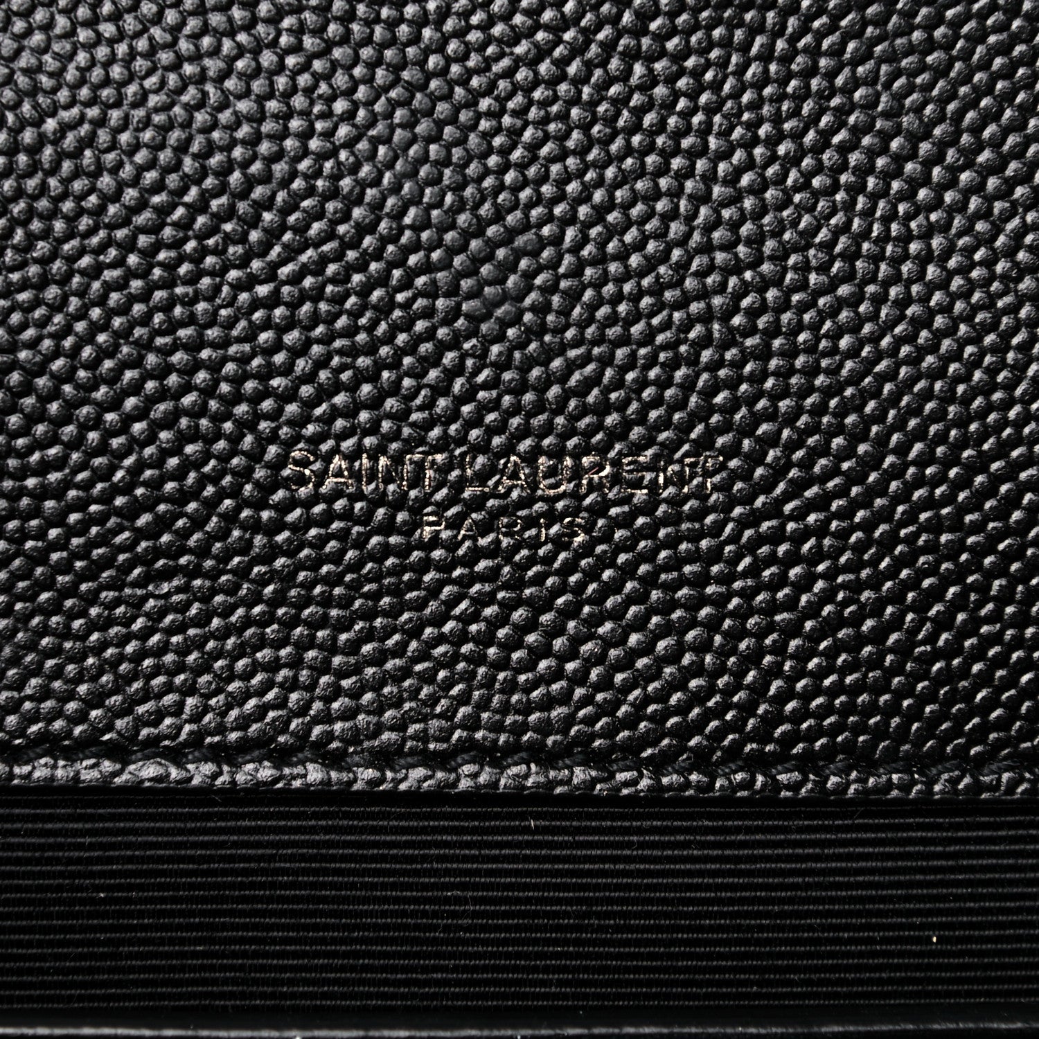 Saint Laurent Grain De Poudre Textured Mixed Matelasse Triquilt Medium Monogram Satchel Black 7 of 13