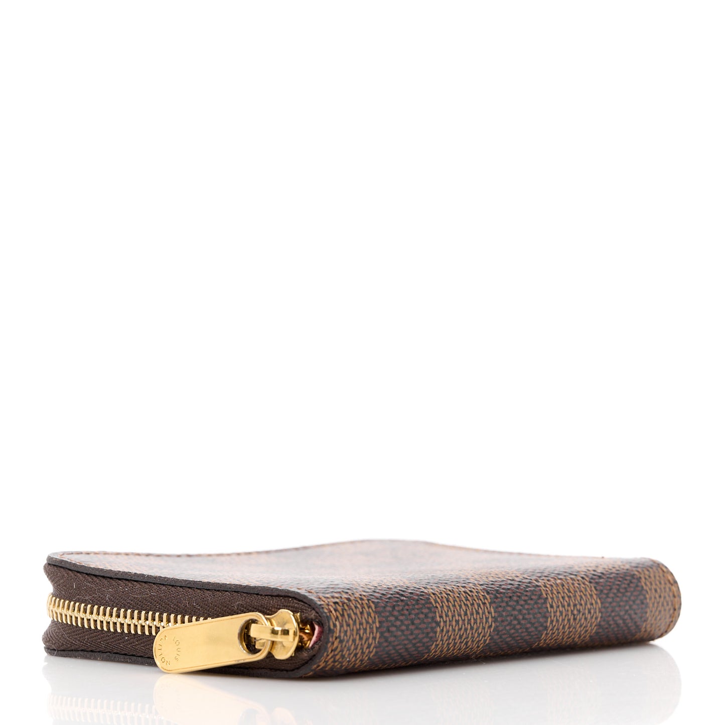 Damier Ebene Zippy Coin Purse Rose Ballerine