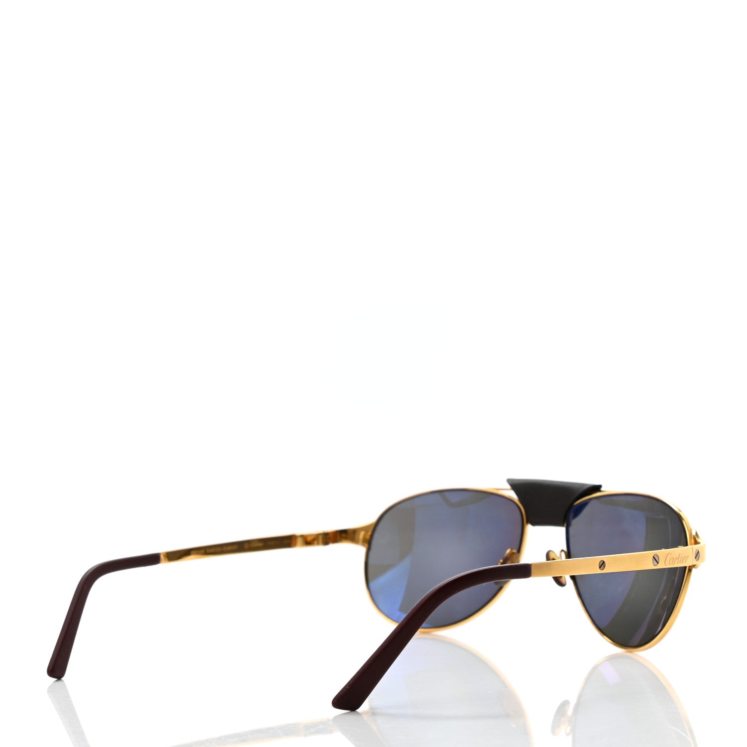 Cartier Santos Dumont Aviator Sunglasses 130 Gold 4 of 6