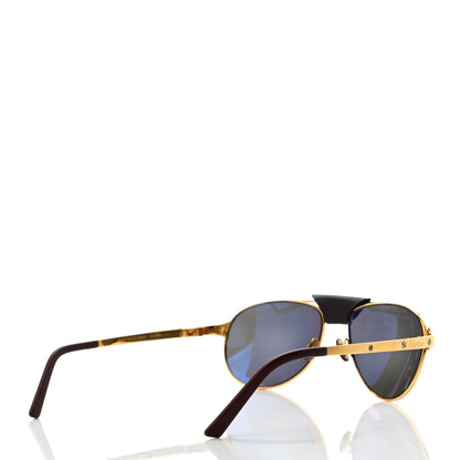 Cartier Santos Dumont Aviator Sunglasses 130 Gold 4 of 6