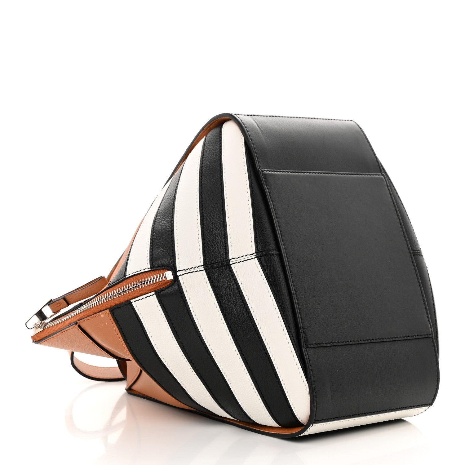 Loewe Calfskin Marine Stripe Small Hammock Shoulder Bag Tan 4 of 15