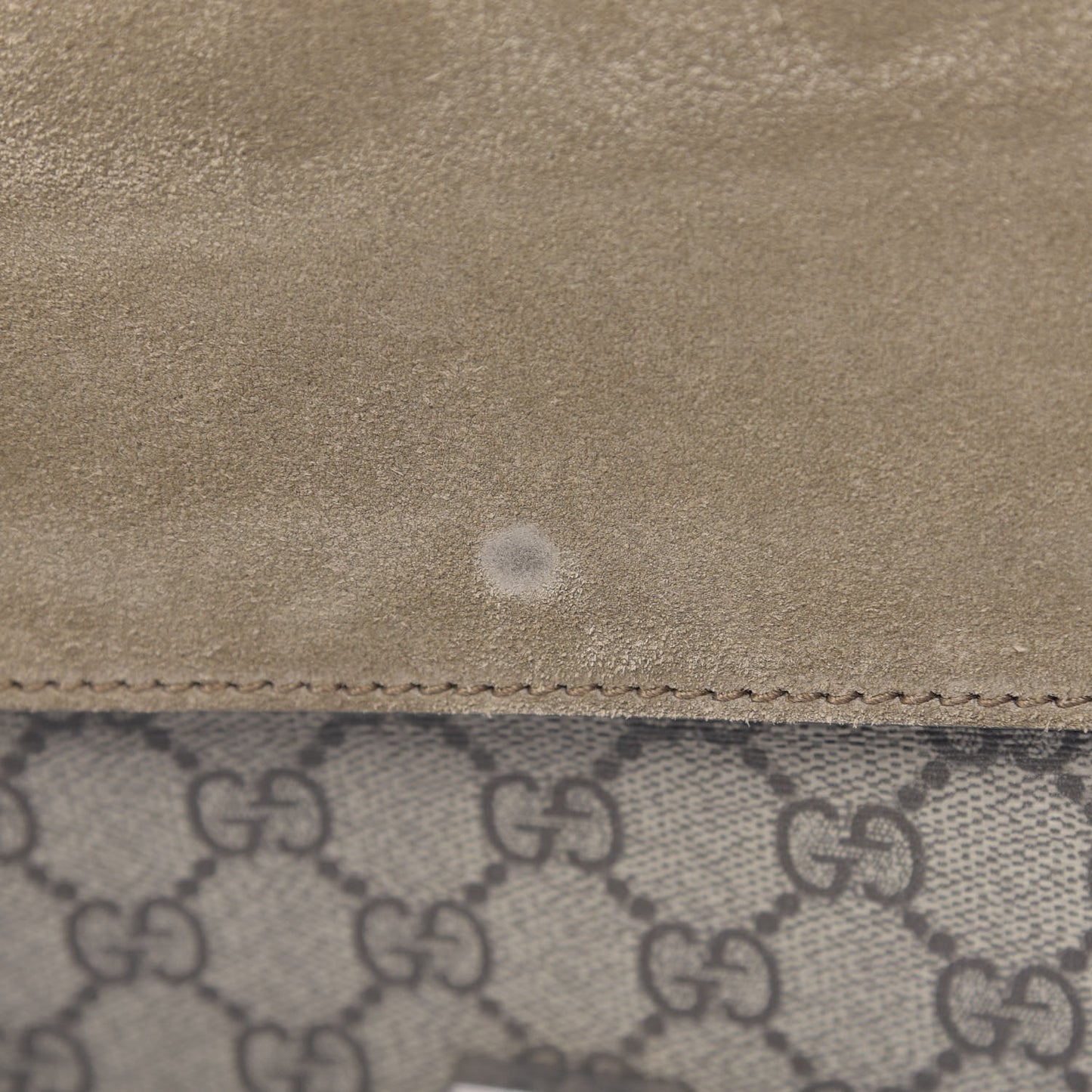 GG Supreme Monogram Small Dionysus Shoulder Bag Taupe