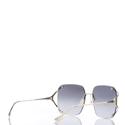 Gucci Oversized Sunglasses GG0646S Gold Black 4 of 7