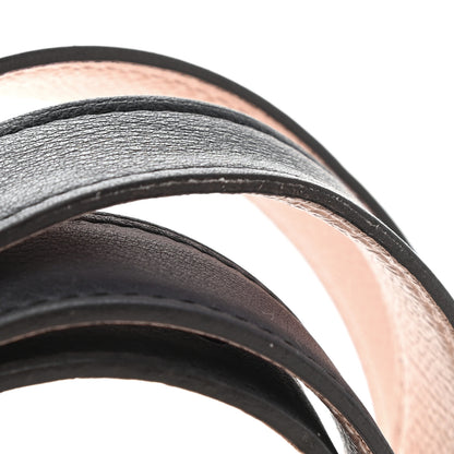 Hermes Swift Epsom 24mm H Belt Strap 90 Black Rose Eglantine 7 of 7