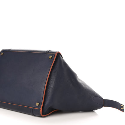 Celine Supple Calfskin Medium Phantom Luggage Midnight 9 of 10