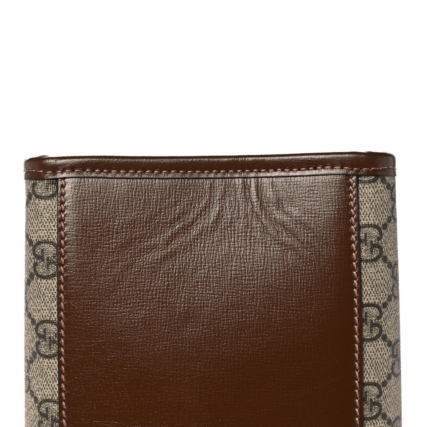Gucci GG Supreme Monogram Azalea Calfskin Medium Retro Interlocking G Tote Bag Beige Ebony Brown Sugar 13 of 14