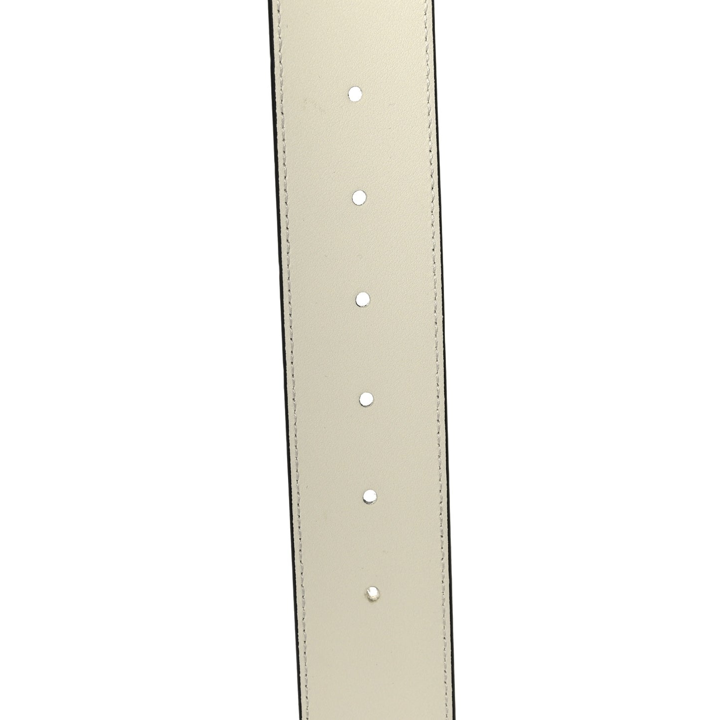 Calfskin Double G 40mm Belt 80 32 Mystic White