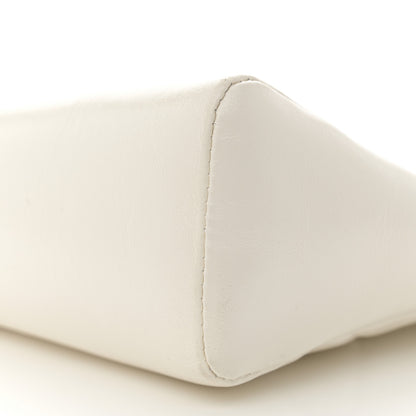 Chanel Shiny Lambskin Quilted Small 31 Shopping Bag White 10 of 11