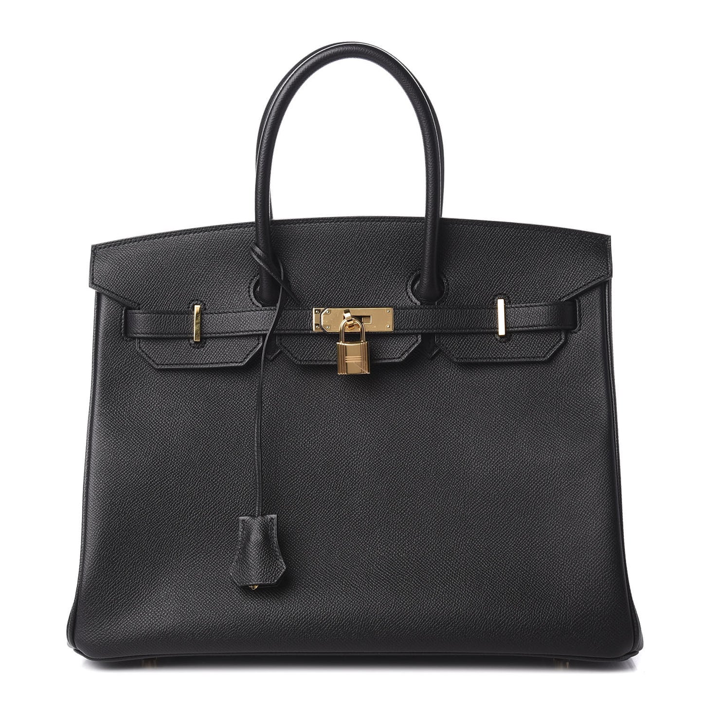 Epsom Birkin 35 Black