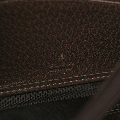 Gucci GG Supreme Monogram Web Ophidia Wallet On Chain Brown 6 of 7