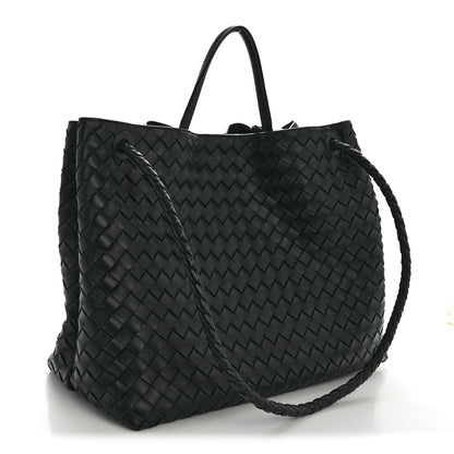 Bottega Veneta Nappa Intrecciato Large Andiamo Shoulder Bag Inkwell 3 of 11
