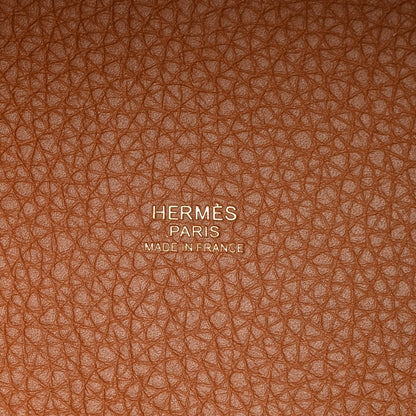 Hermes Taurillon Clemence Picotin Lock 18 PM Gold 6 of 10