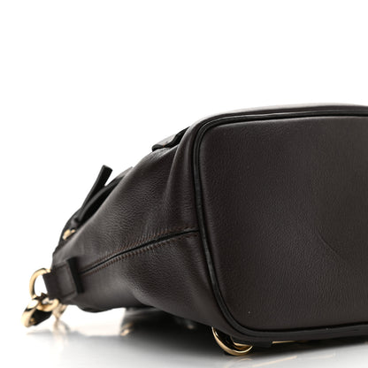 Chloe Suede Calfskin Mini Faye Backpack Carbon Brown 8 of 11