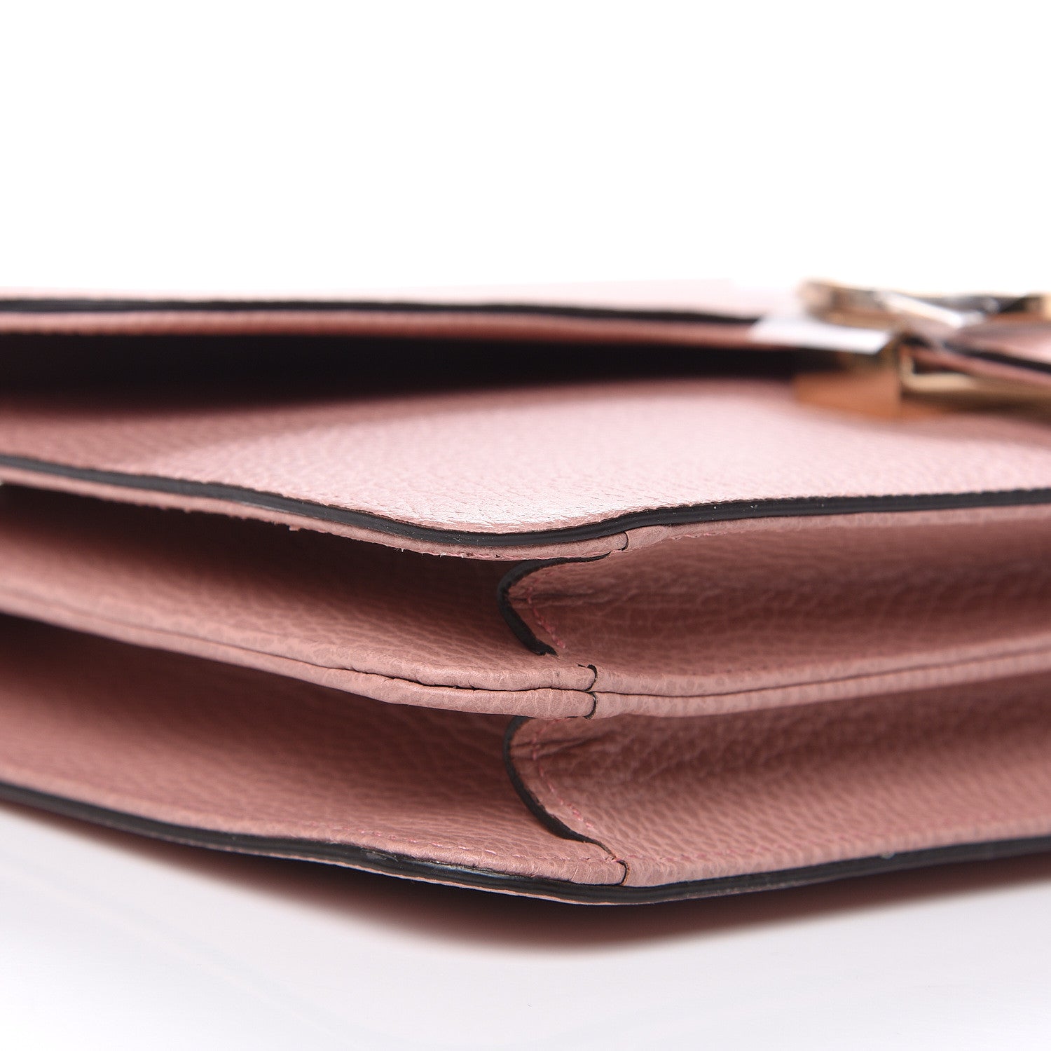 Gucci Dollar Calfskin Interlocking G Shoulder Bag Soft Pink 8 of 9