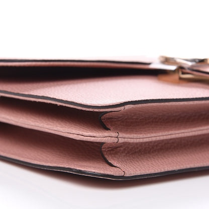 Gucci Dollar Calfskin Interlocking G Shoulder Bag Soft Pink 8 of 9