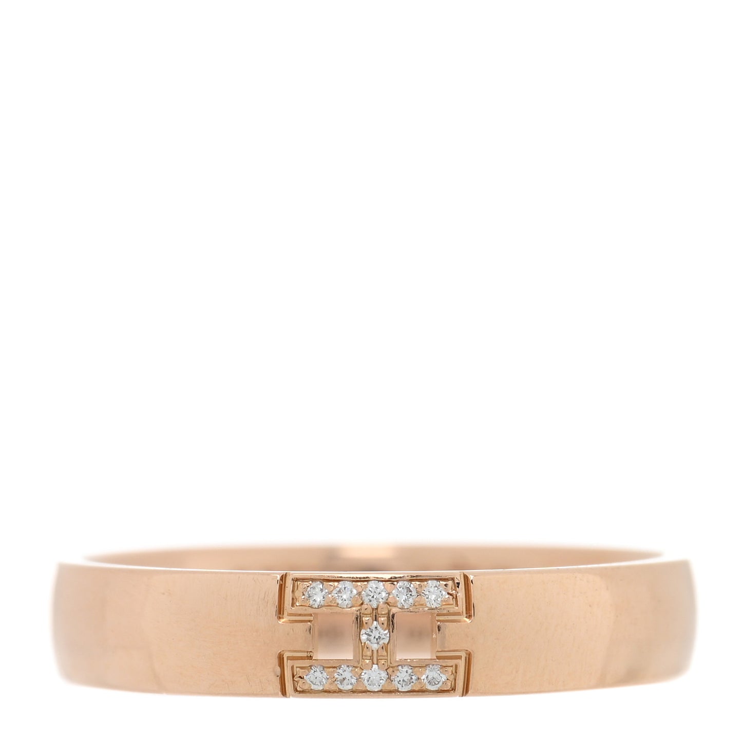 18K Rose Gold Diamond Ever Herakles Wedding Band Ring 52 6