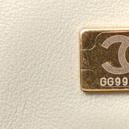 Chanel Lambskin Quilted Mini Pearl Crush Flap Light Grey 8 of 11
