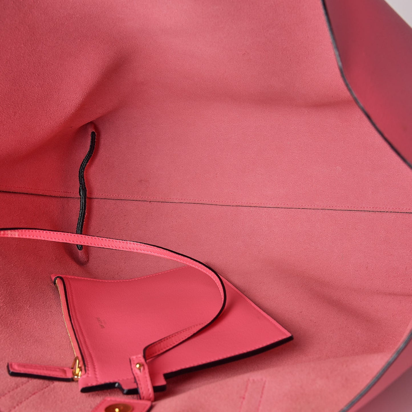 Calfskin Large Shopping Tote Pale Rose