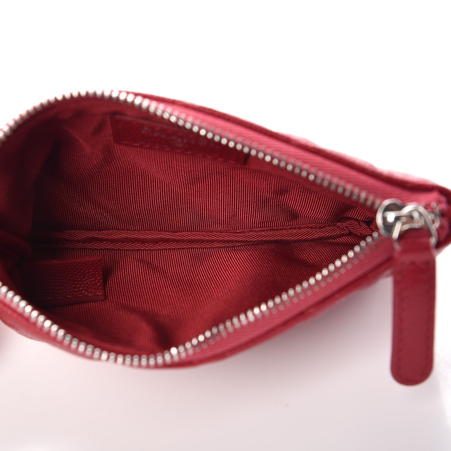 Chanel Caviar Quilted Small Cosmetic Case Pink 5 of 8